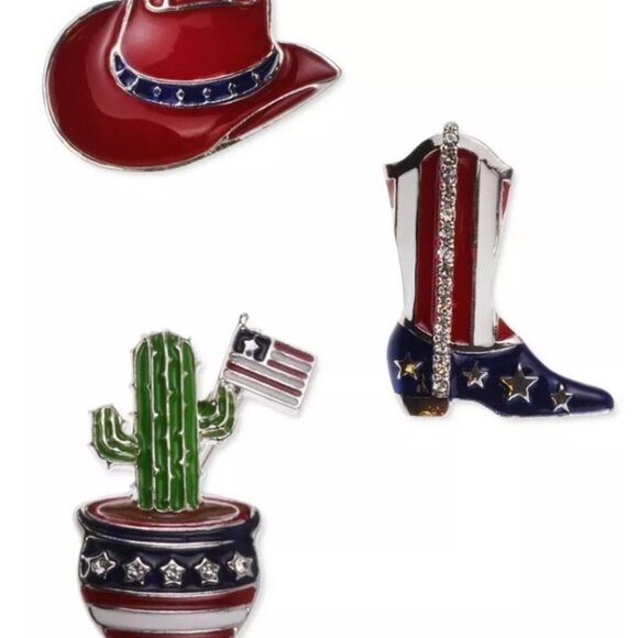 Southwest 3 Piece Brooch/Pin Set - Picture 1 of 1